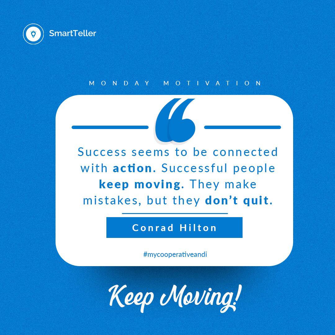 SmartTeller's tweet photo. Mistakes should been seen as feedback not failure.

This week, choose to be on the move!

#HappyNewWeek #smartteller 
#Bovi #Tinubu https://t.co/gP2Uknjfg0