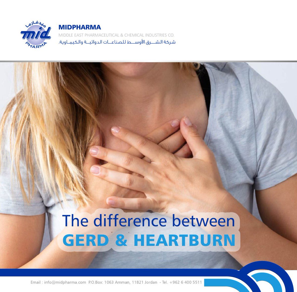 midpharma's tweet photo. Heartburn is a common symptom of acid reflux. Most people experience it from time to time, and in general, occasional heartburn isn’t a cause for concern.
#Midpharma #pharmaceuticals #gerd #heartburn #healthylifestyle https://t.co/xGnTg5JlkR