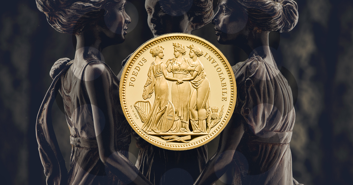 RoyalMintUK's tweet photo. One of the world's most sought after #coins. The Great Engravers Collection continues with William Wyon RA's The Three Graces, which has been remastered at The Royal Mint more than 200 years after it was first struck: https://t.co/JzTVEvFJxP #history #TheOriginalMaker https://t.co/LwpaUJ6sSe