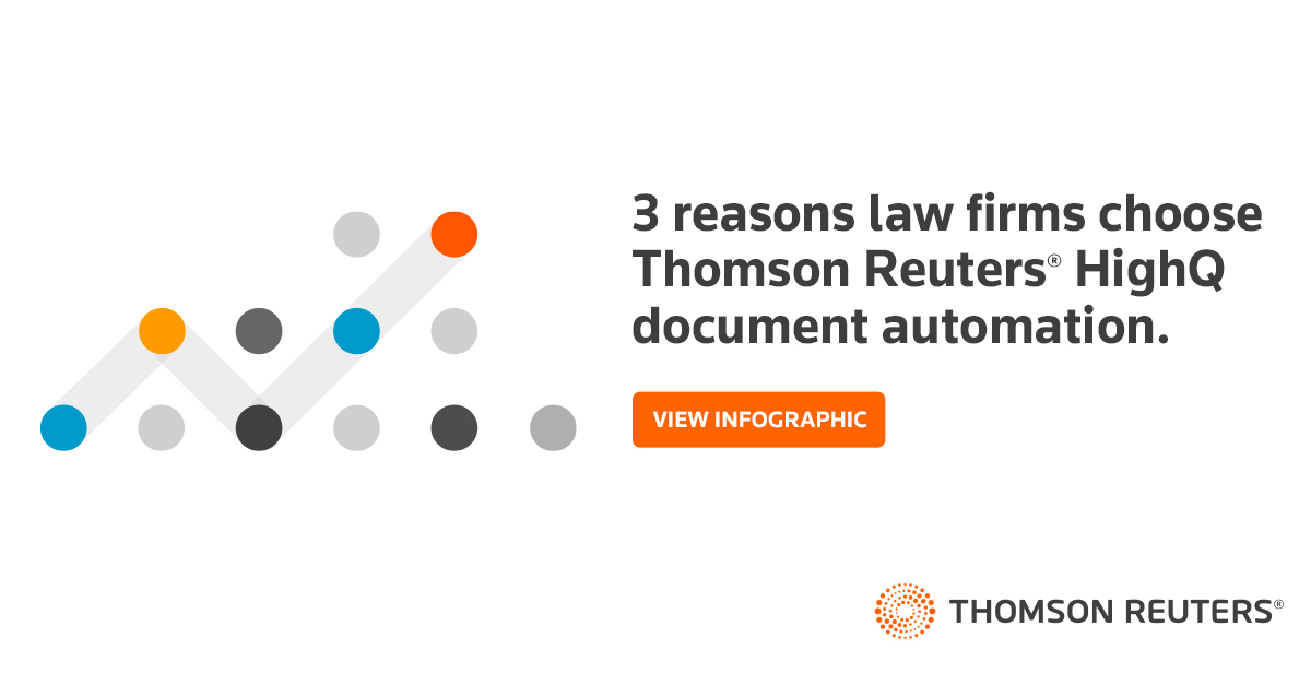 TRLegalEurope's tweet photo. Learn why document automation is one of the most popular ways for law firms to increase efficiency and decrease risk. #DocumentAutomation
https://t.co/dxn27niydn https://t.co/MBpw1fu9ZH