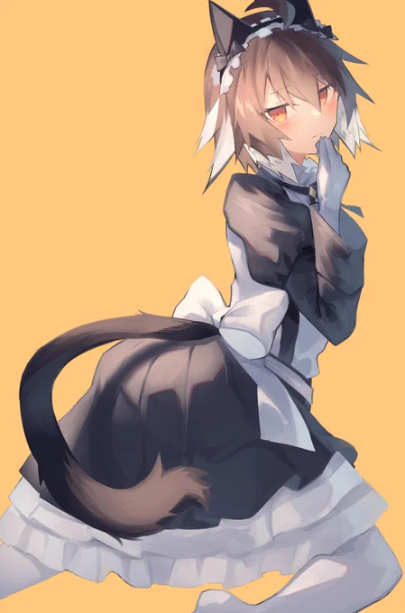 猫の日なので猫耳メイドプリュムちゃんです
#アークナイツ #明日方舟 