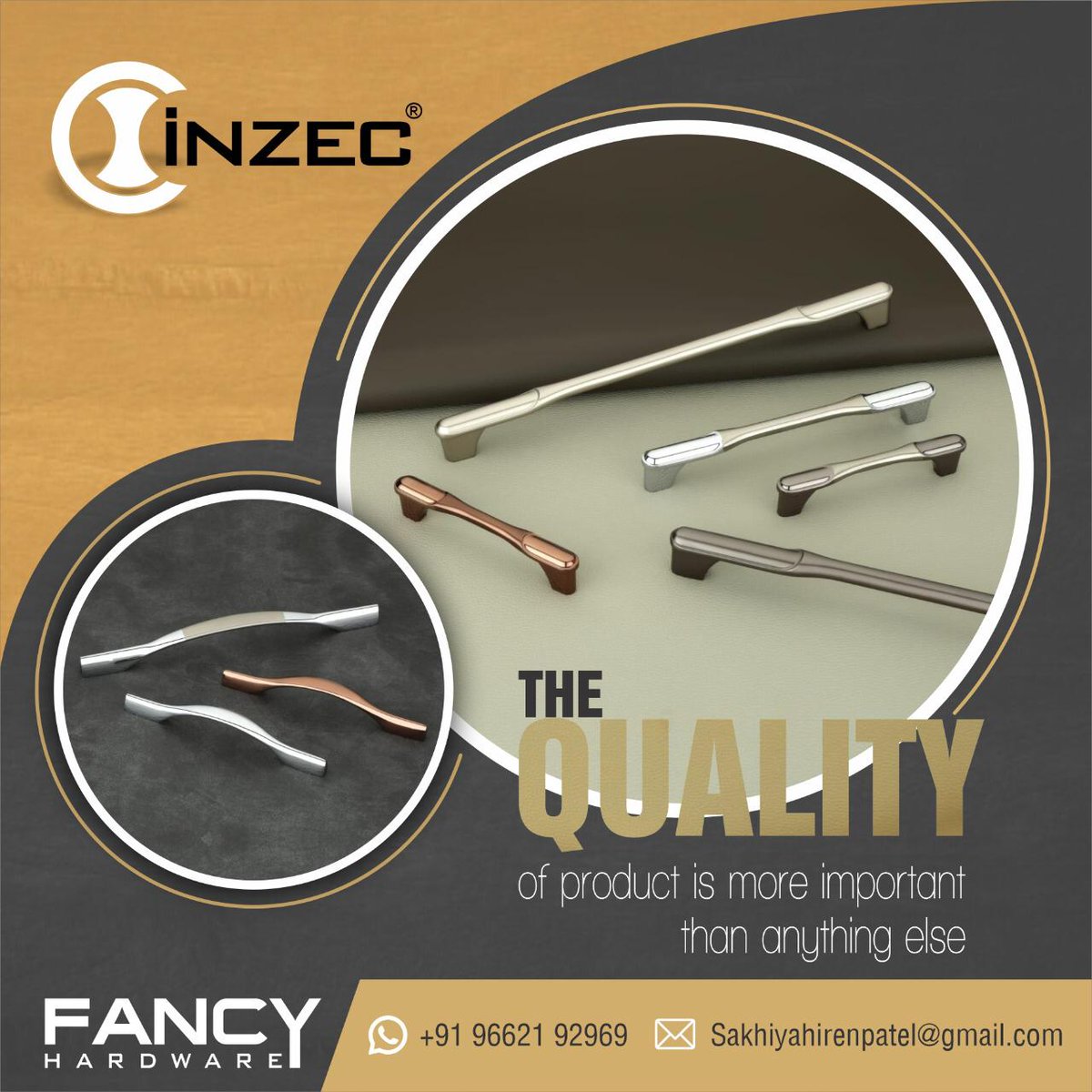 HardwareSamachr's tweet image. Even small details in Cabinet Handles can make big difference. 𝗜𝗻𝘇𝗲𝗰 from 𝗙𝗮𝗻𝗰𝘆 𝗛𝗮𝗿𝗱𝘄𝗮𝗿𝗲 pay special attention to some little details that would complete the look and make it more elegant!#inxec #inxecdoorhandles #fancyhardware #doorhandles #cabinethandles #door