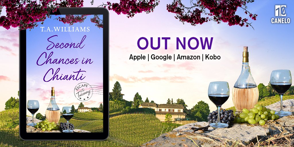 canelo_co's tweet photo. Wishing @TAWilliamsBooks a happy publication day!🎉 

Prepare to be whisked away to a gorgeous Italian villa with SECOND CHANCES IN CHIANTI 🍷The second book in the Escape to Tuscany #romance series. 💝

Out now to buy in ebook!👉 https://t.co/LLNsqiwbK9
#escapereads #newbook https://t.co/8Gyd0DfcjW