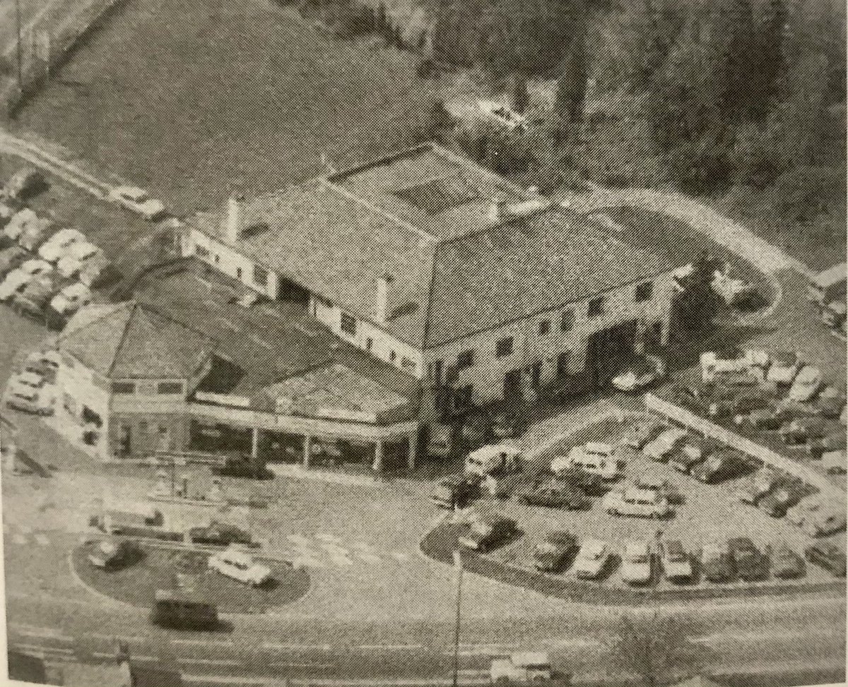 Sandford’s Garage, on the site now occupied by B&amp;Q. The end of Kingston Road is running up the hill in the foreground and the Oxshott Road is in the top left hand corner (running past the site that is now Tesco’s). #leatherhead #molevalley <a href="/livingkt22/">Leatherhead Living - East Surrey News</a>