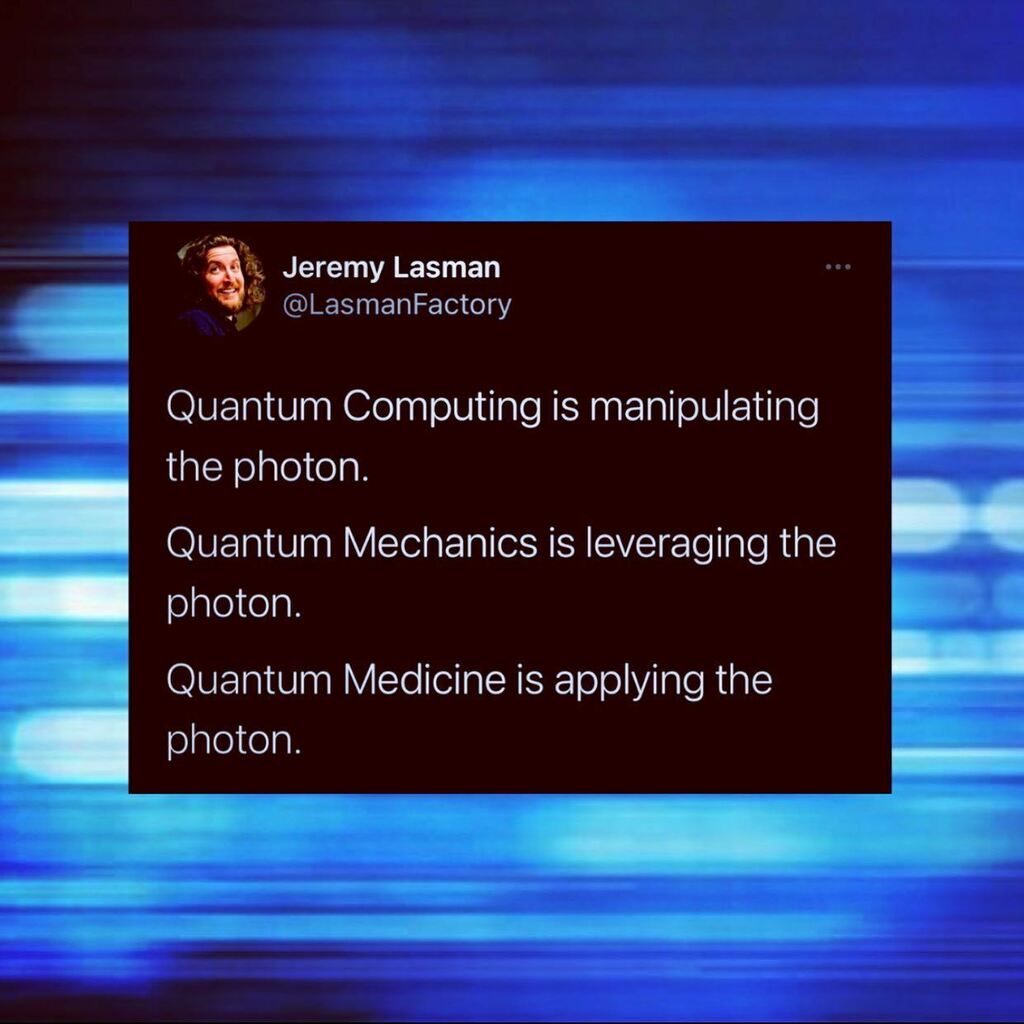 #quantumcomputing is manipulating the photon. #quantummechanics is leveraging the photon. #quantummedicine is applying the #photon. instagr.am/p/CLlstDiH4EC/