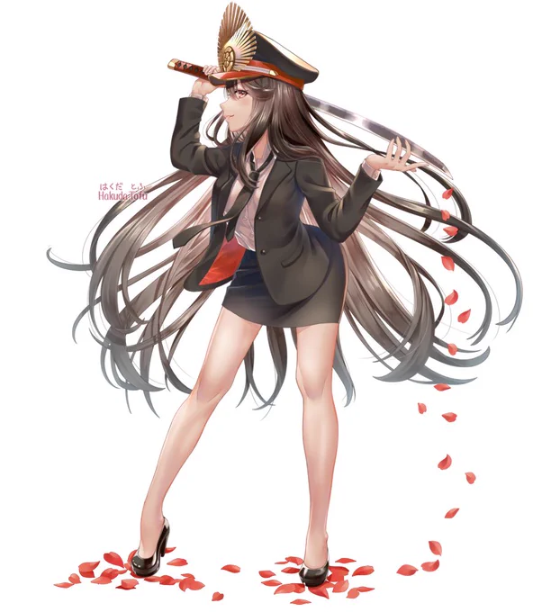 #いつか超つよつよ絵師になるので今のうちに推しませんか
よろしくお願いします?スーツの女の子×刀が好きです 