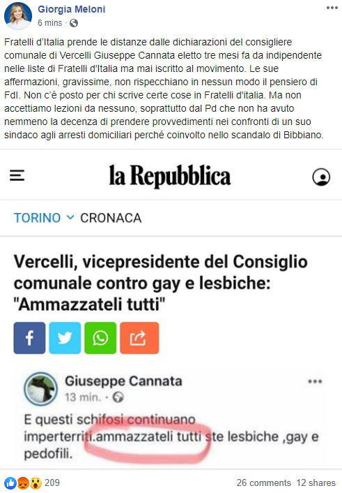 SenatoreF's tweet photo. #meloni.. Si invocano purghe x prof #Gozzini
Allora perchè si passa sopra ai vomiti fascisti dei suoi fratelli
#Minutillo #corradi
#Stefanetti" la #Segre chi se la incula "partito che organizza cene x Musso
@Quirinale
@Viminale https://t.co/vL0vSS6USd
