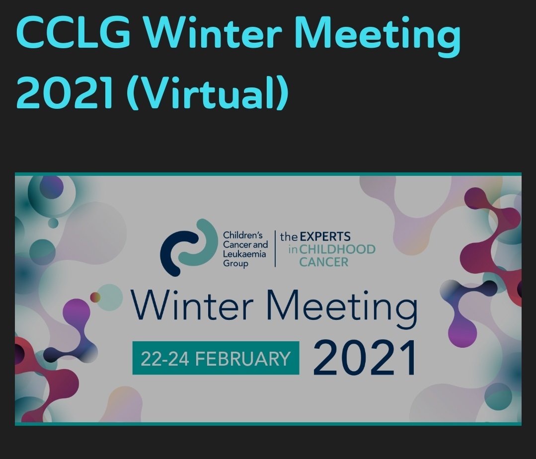 Very excited about today's meeting looking forward to meeting 'virtually' everyone this year! Such a fantastic programme ahead of us (incl an update from the POTG!). @CCLG_UK #cancerawareness <a href="/ashleysgamble/">Ashley Ball-Gamble</a> @Jessica_Bate <a href="/cockle82/">juliacockle</a> <a href="/JanPear18728625/">Jan Pearce</a>