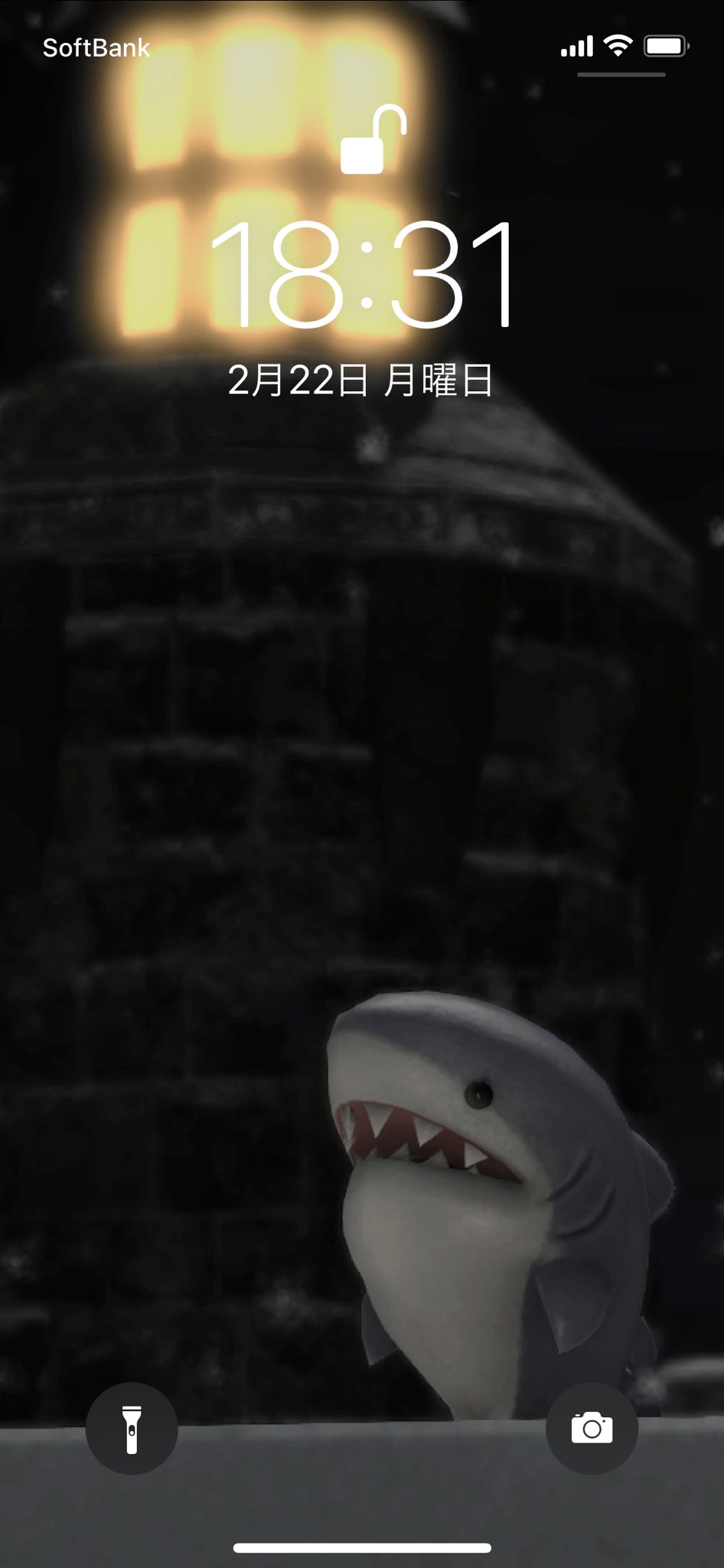 ひゅざ いい感じの壁紙になりました サメかわいいよサメ T Co Jy3mjo1tim Twitter