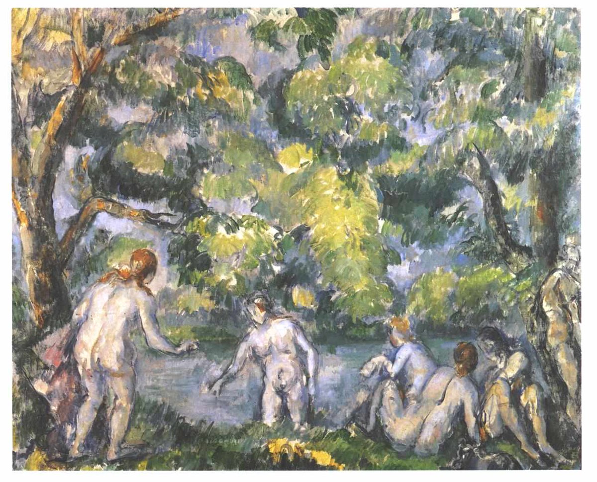Bathers, 1887 #paulcezanne #cezanne