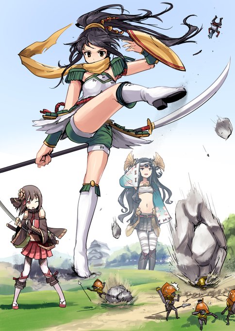 今日の落書きは城プロより岩櫃城。 