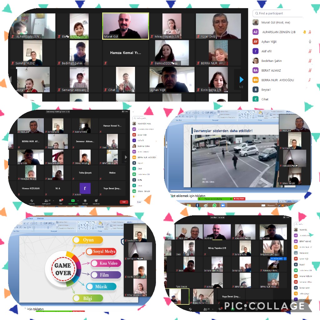 Tüm zümrelerimiz Güvenli İnternet Gününde öğrencilerimize sunum yaptı.