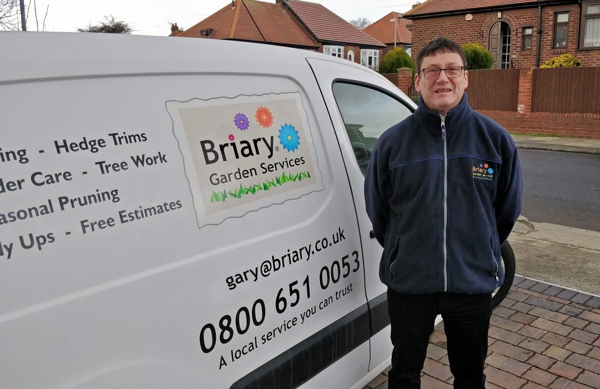 briary's tweet photo. We are delighted to welcome Gary to the Briary Garden Services team. Gary will be operating in the Sunderland South area including Barnes, Hastings Hill, Grindon, Middle Herrington, Farringdon and Silksworth. https://t.co/Uflpu0UdO6 #gardening #franchise #opportunities https://t.co/wPJ7mYjngm
