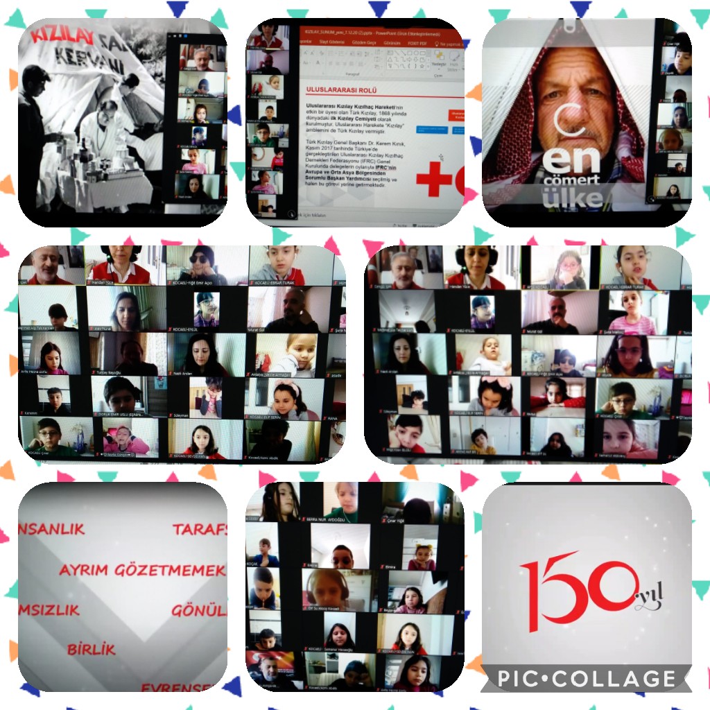 2-B sınıfı öğretmeni Murat Gül'ün yazdığı ve kuruculuğunu yaptığı Bir Yavrukurt Öyküsü eTwinning projesinde "İzci Yararlıdır Haftası"kapsamında İstanbul Medeniyet Üniv.Öğretim üyesi Doç.Dr.Cengiz İpek öğrencilere Kızılay ı anlattı.