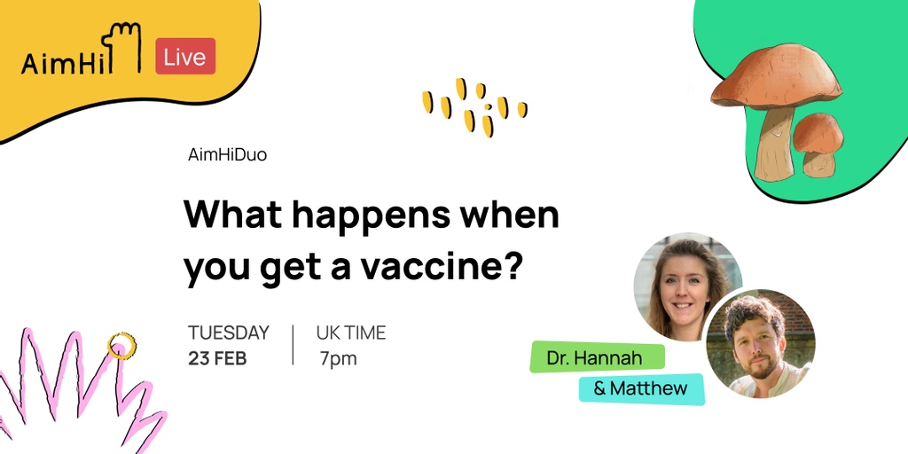 Spoiler: vaccines don’t actually contain microchips controlled by <a href="/BillGates/">Bill Gates</a>. 🦠💻 ⁠

But what does happen when you get one?⁠

Matthew and Dr Hannah explore pathogens, your immune system, and the importance of vaccines on Tuesday 23rd at 7 pm (UK).⁠

👉…nswhenyougetavaccine.eventbrite.co.uk
