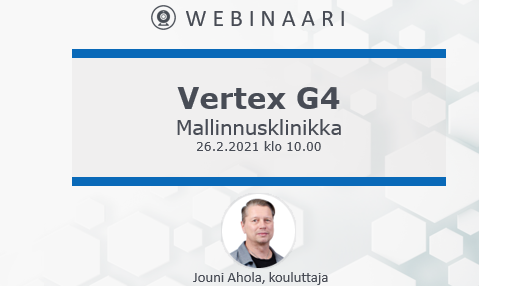 VertexSystemsHQ's tweet photo. [Webinaari 26.2.2021 klo 10-11]
Kuukauden viimeisenä perjantaina järjestettävillä #VertexG4 mekaniikkasuunnittelun maksuttomilla mallinnusklinikoilla ratkomme arkipäivän #3D #CAD mallinnushaasteita.
Ilmoittaudu mukaan https://t.co/15001cg80f https://t.co/ztscCXIqeV