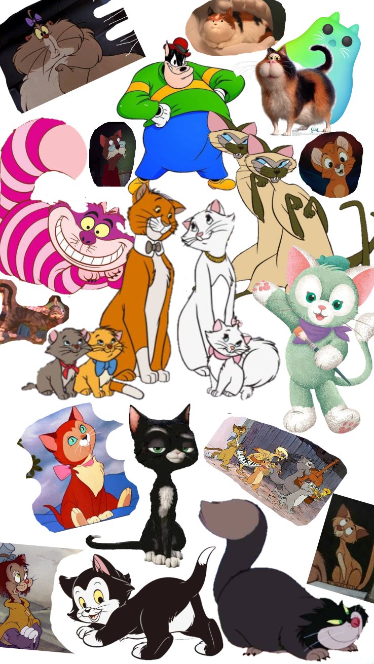 ヨシー ディズニー 今日は 猫の日 だったんですね あまり時間はなかったんですが 比較的有名な 猫の ディズニーキャラクターの中で パッと思い付いた子たちだけをまとめてみました 雑だけどごめんなさい 一応壁紙サイズにしてみたけど 使う人は