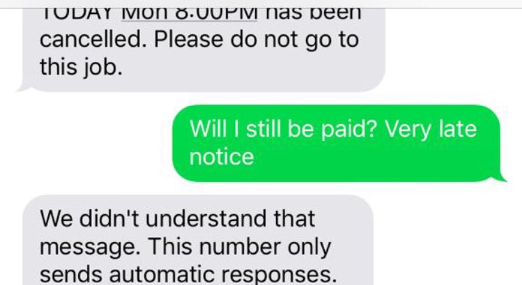 cleaners_united's tweet image. We believe that app-based cleaners deserve a #LivingBoss — not an Artificial Intelligence that cancels jobs on the same day leading to loss of income. 🦾

Exploitation by algorithm is not only dystopian, it is deeply damaging to the fabric of society. 🤖

#LivingBossCampaign 🧹