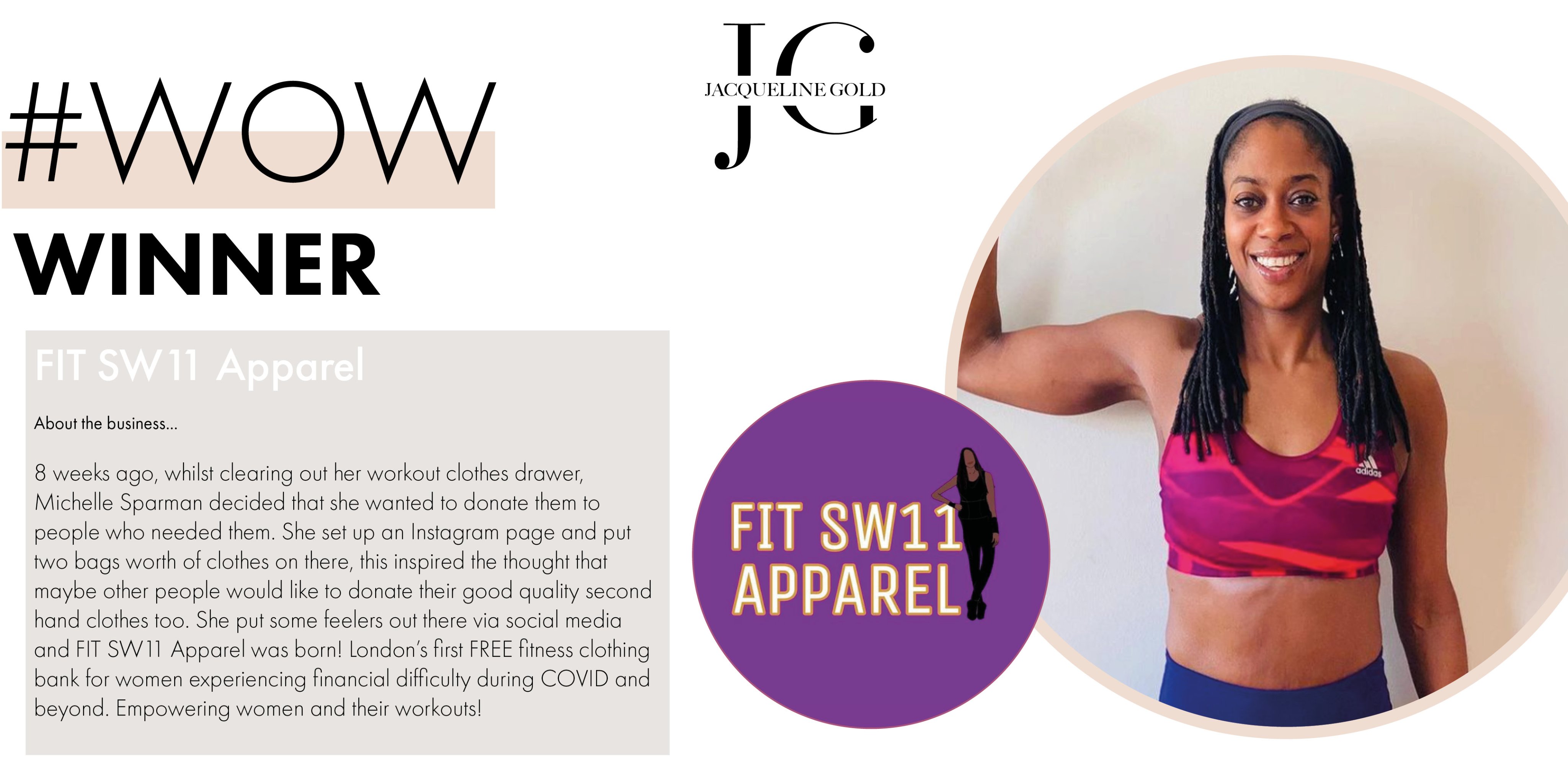 Fit SW11 Apparel - donates free fitness clothing to women who need it