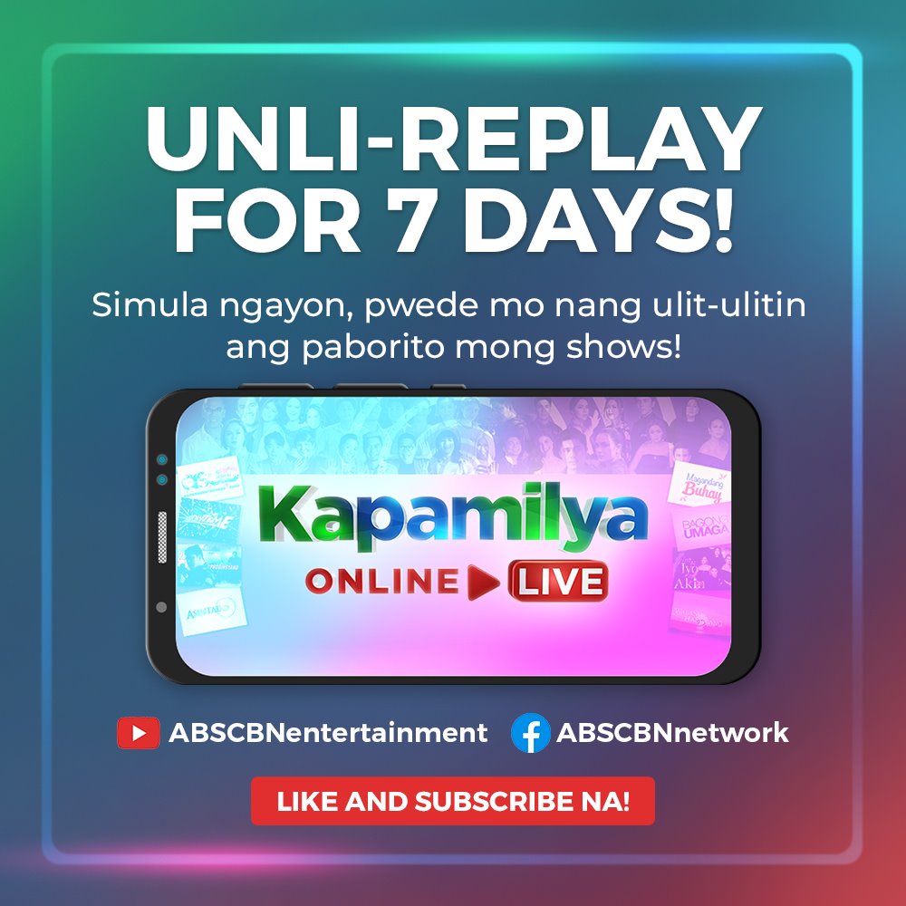 ABSCBN Entertainment on Twitter "EXTENDED na ang replay ng 