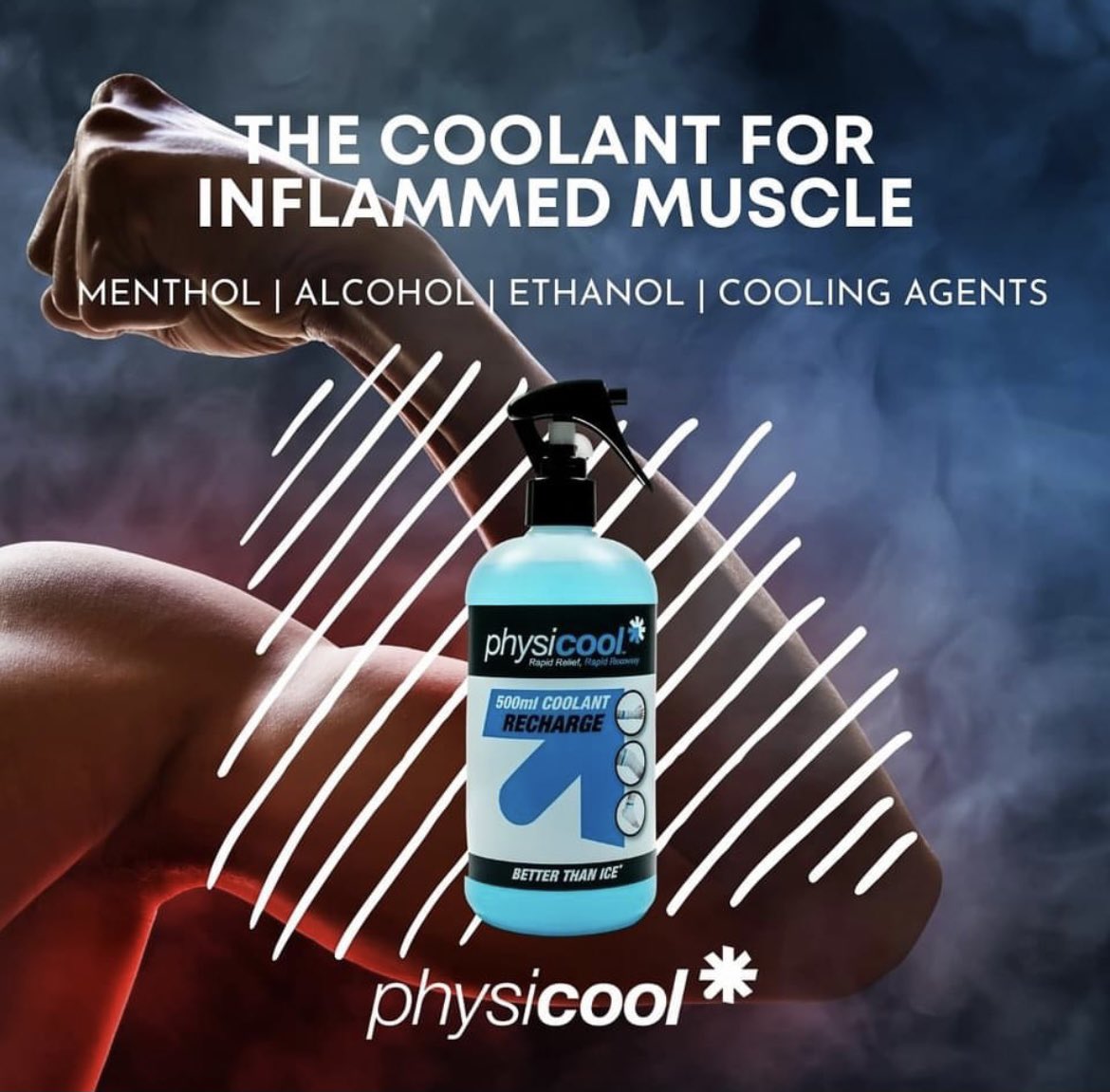 Physicool1's tweet photo. Magic liquid that works effectively to reduce muscle inflammation. For optimal effect, coolant is best used with Physicool Bandage Size A or B.
#physicool #injury #bandage #physicoolIreland https://t.co/zaRnsVXtPM