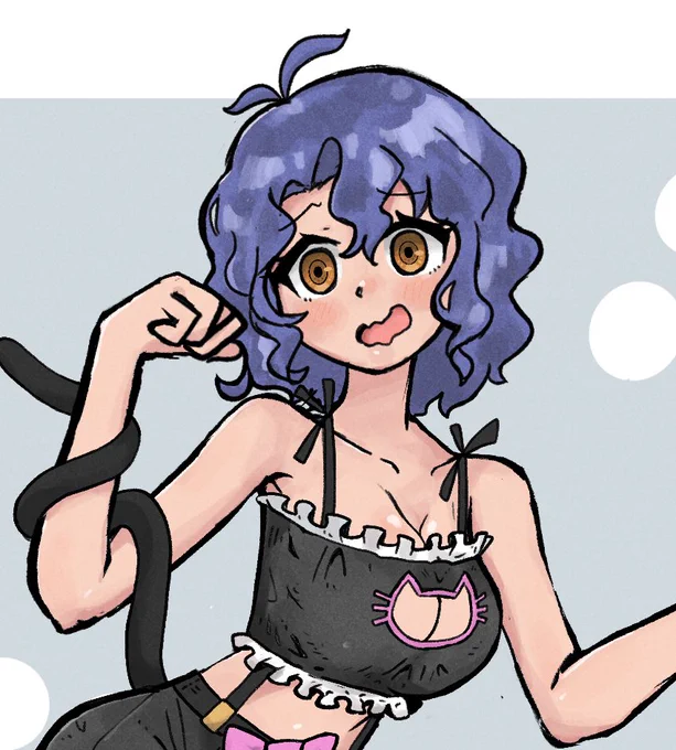 2・22 風花さん?‍⬛

#豊川風花 #ミリオンライブ #猫の日 