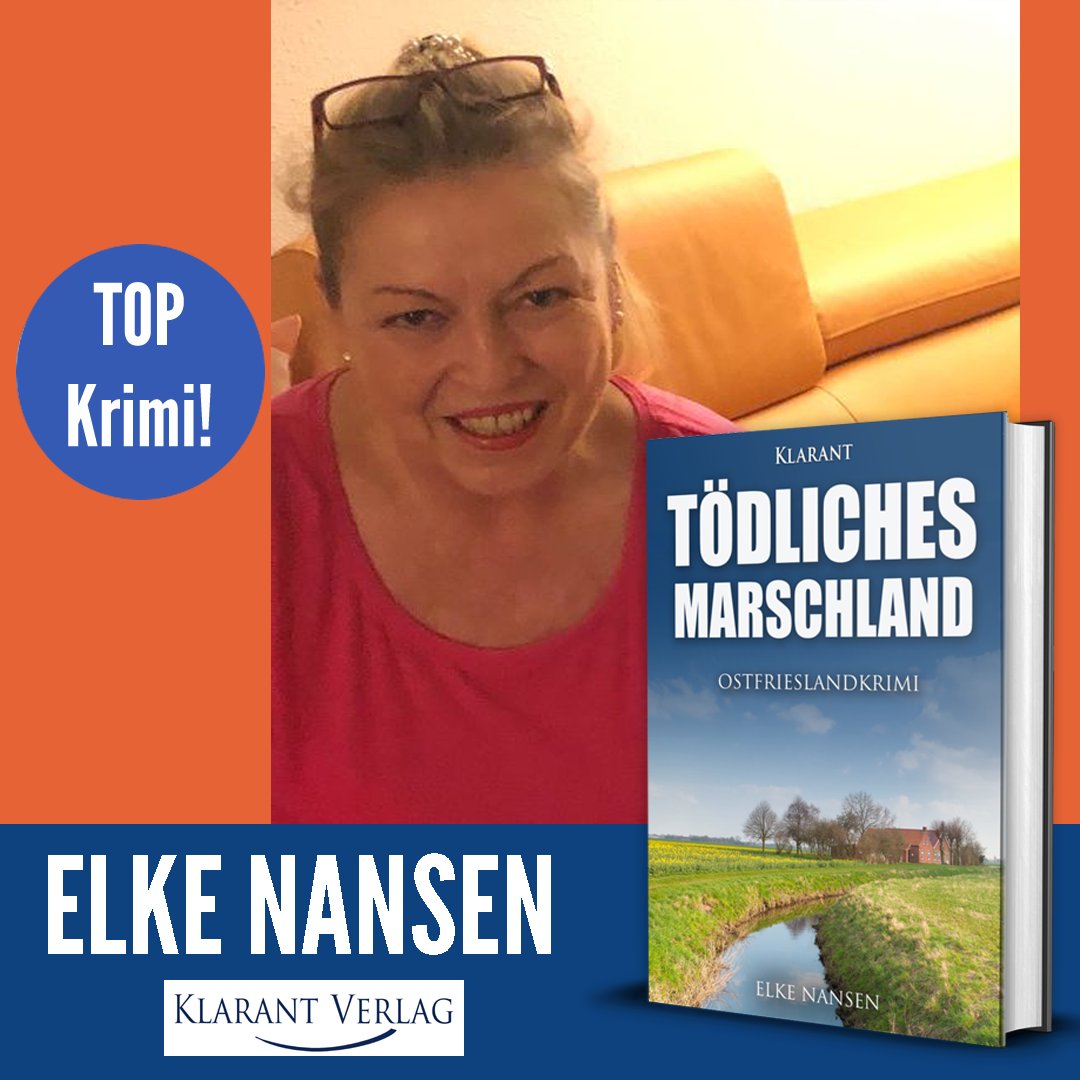 Klarant_Verlag's tweet photo. Großer Sprung nach vorne in die #CosyKrimis: Krimiautorin #ElkeNansen begeistert die Leser mit ihrem neuen #Ostfrieslandkrimi #TödlichesMarschland, aus der Serie "Faber und Waatstedt ermitteln". https://t.co/NoMyaMceek
#Klarant #Frühling #Lesen https://t.co/4Mhb9v5Wka