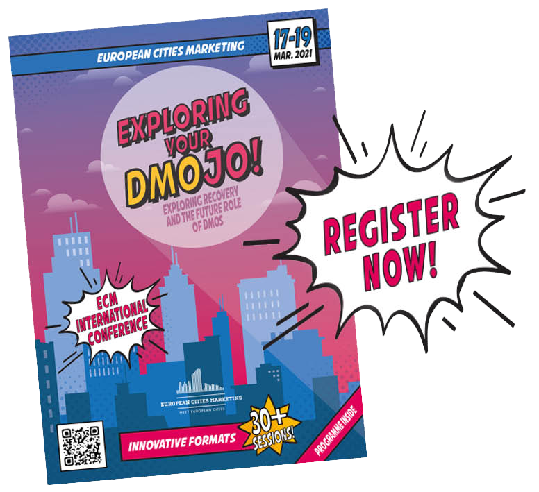 citydna_eu's tweet image. #ECMOnlineConference2021 Exclusive for DMOs: 1 unique fee for all your team!
ECM is asking for 1 fee per DMO for this event to allow more people from the same DMO to attend the event! 
Will you be #ExploringYourDMOJO with us?!
🎫: buff.ly/2NfOpzb
#WeAreECM #eventprofs