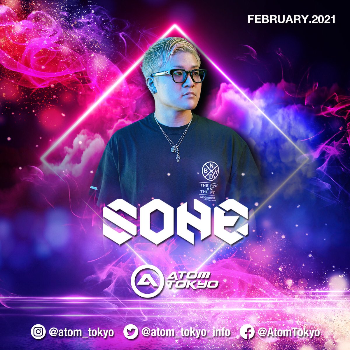atom_tokyo_info's tweet photo. 2/22 ATOM TOKYO Monday
@djfumiyeah @djsone_jpn https://t.co/FQ25Vj0D6C