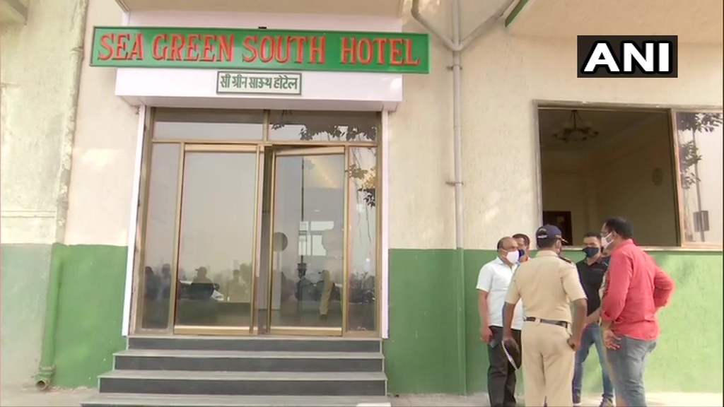 TOIMumbai's tweet image. Visuals: Dadra and Nagar Haveli MP Mohan Delkar found dead at a hotel in south #Mumbai. Police present at the spot, investigation being carried out. (ANI)

(Picture credit: ANI)
