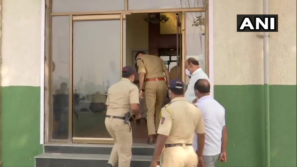 TOIMumbai's tweet image. Visuals: Dadra and Nagar Haveli MP Mohan Delkar found dead at a hotel in south #Mumbai. Police present at the spot, investigation being carried out. (ANI)

(Picture credit: ANI)