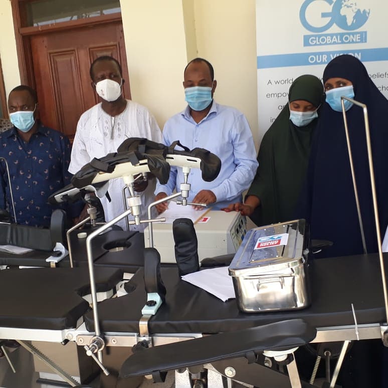 GLOBALONE2015's tweet photo. GCRH Theatre equipment handover to the Garrissa County Referral Hospital in garissa early this month https://t.co/W6xWZ52Ffj