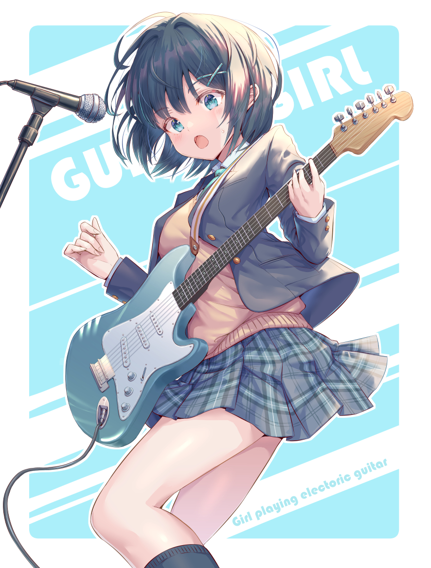 ギター少女 Hirokazuのイラスト