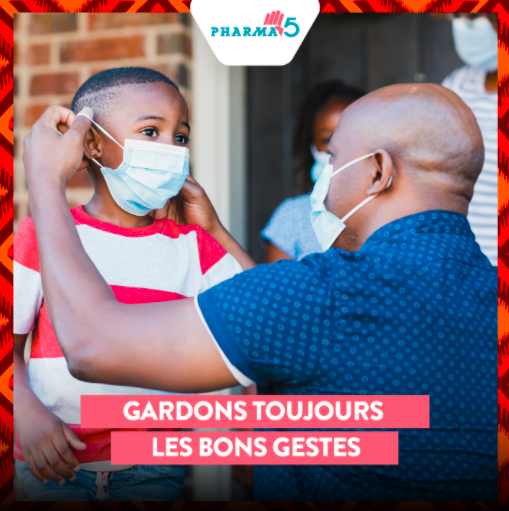 Pharma5Officiel's tweet photo. La Covid-19 est toujours présente. Nous vous invitons à toujours continuer à respecter les bons gestes à savoir :
- Le port du masque
- Le lavage ou la désinfection régulière des mains
- La distanciation sociale. https://t.co/bxSv7WUWLE