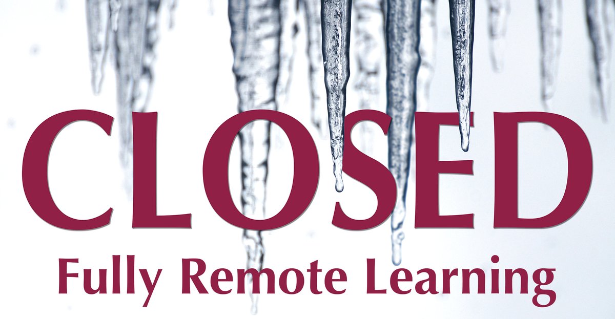 StateCollegeSD's tweet image. For today, Feb. 22, district schools will be closed. Therefore, all K-12 students, both in-person and remote, will be in synchronous remote learning. To assist with the transition to full remote, we will operate on a one-hour delay.