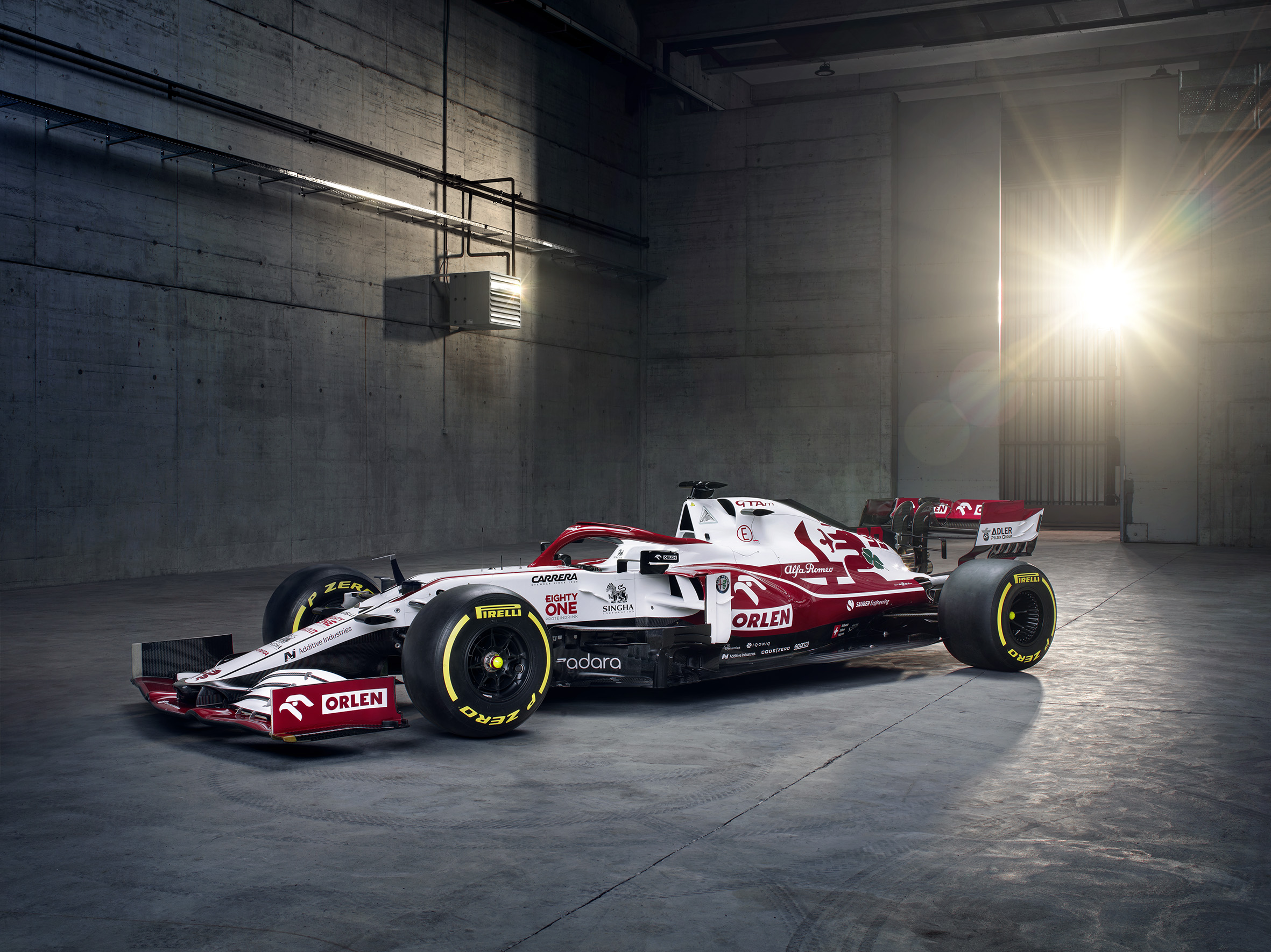 Tercera presentación de la temporada 2021 de Fórmula 1 Alfa Romeo