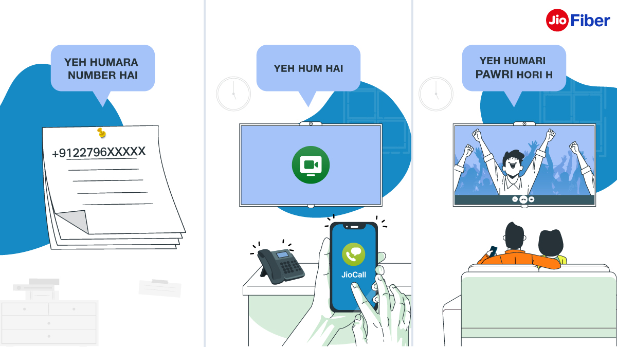 Get into the Pawri mode with JioCall App. Download the App Now! play.google.com/store/apps/det… #JioFiberVoice #JioCall #JioJoin #JioTVCall #VideoCalling #PawriHoRahiHai