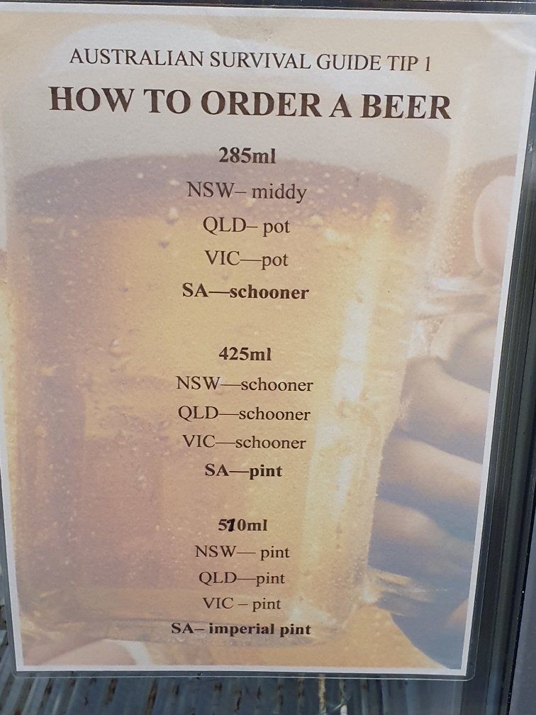 zenainavan's tweet image. Ok Australia, we need a universal beer ordering system. This is ridiculous. #8countries