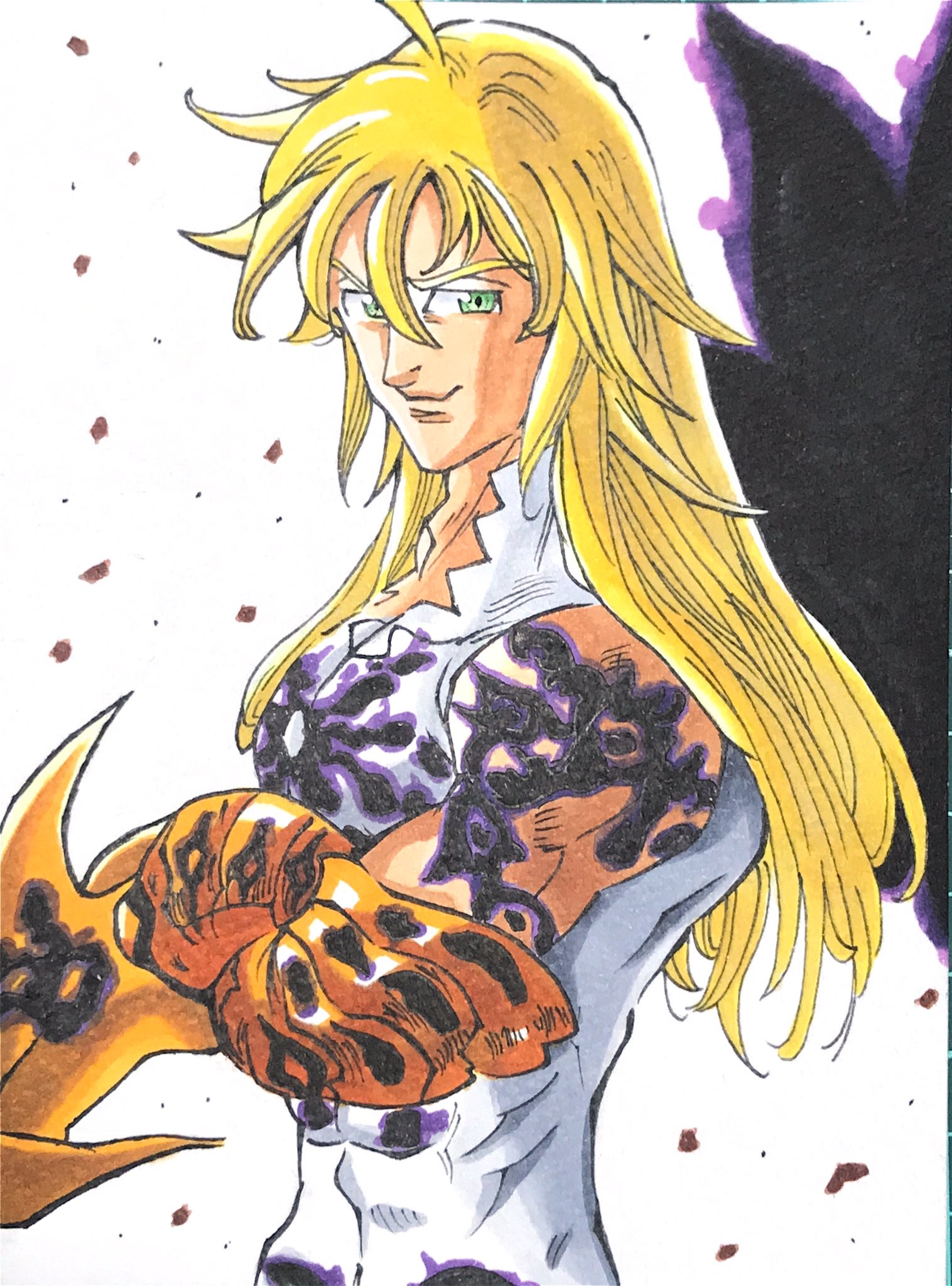 Twitter 上的 Ren れんちゃ 魔神王メリオダス描きました いいね Rtよろしくお願いしますm M 七つの大罪 七つの大罪イラスト メリオダス メリオダス魔神王 魔神王メリオダス コピック コピックイラスト 七つの大罪メリオダス T Co Nqhzsjo22s