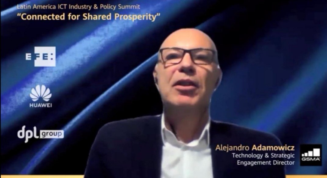 Alejandro Adamowicz, Director de Tecnología y Engagement Estratégico de <a href="/GSMALatam/">GSMA Latin America</a> declara que para 2022 se proyecta que habrá 15 millones de conexiones #5G y destaca cómo la pandemia ha acelerado la transformación digital. youtu.be/RJ9j_1eCyjE