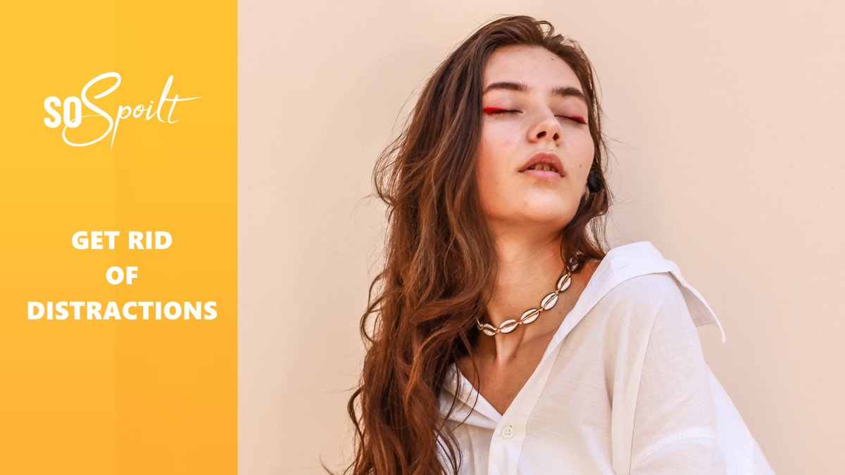 So_Spoilt's tweet image. Having trouble focusing lately? Follow these 3 simple tips to help you stay on the task at hand, feel more creative &amp;amp; achieve your goals! #SingleTaskingDay  
1. Get rid of distractions
Take a look at your environment. Close multiple browsers, put distractions out of sight.