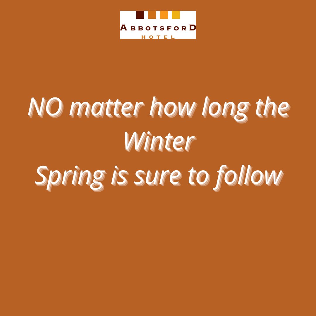 Better days are coming