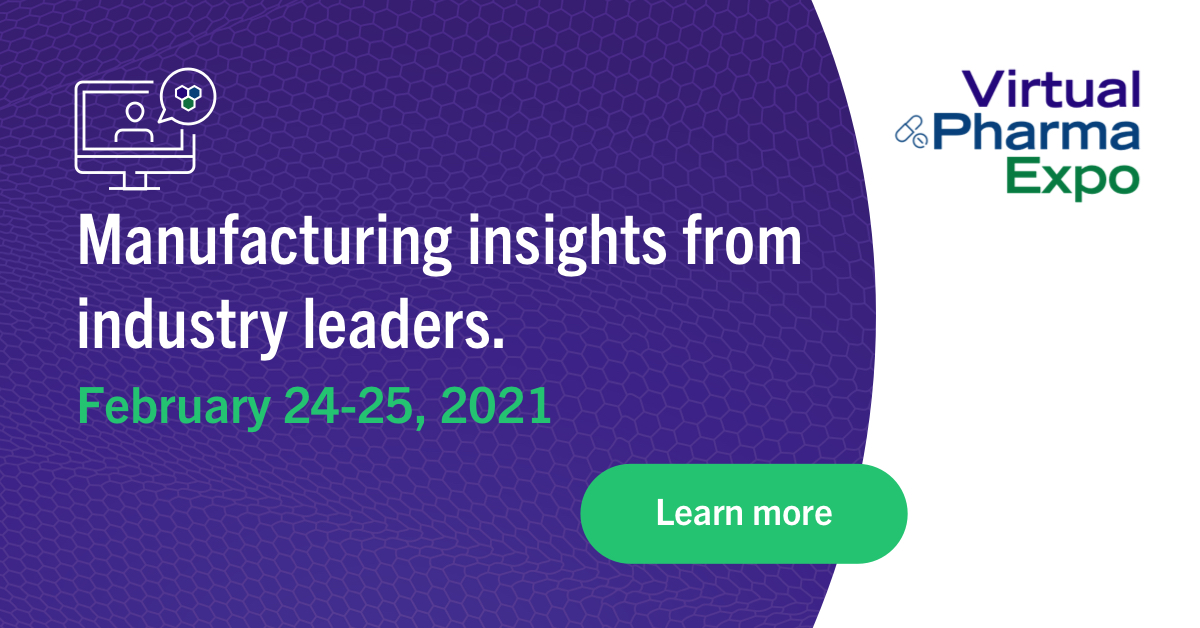 vpharmaexpo's tweet image. Virtual Pharma Expo is this week! Register for free: virtualexposeries.com

Topic: Pharmaceutical Packaging: Aseptic Fill/Finish, Sterile Manufacturing

Join us for 15-minute presentations from industry leaders!

#vpharmaexpo