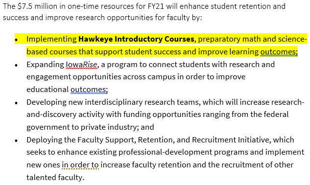 UIowaCS's tweet photo. 📢Looking forward to U Iowa Computer Science assisting @UIowaCLAS|@UICfT/@itsuiowa "Implement #Hawkeye #IntroductoryCourses, preparatory math and science-based courses that support #StudentSuccess and improve #LearningOutcomes" #IntroToCS #CSFundamentals 👉https://t.co/aIHkCDHDjL https://t.co/cxAYmFfSoQ