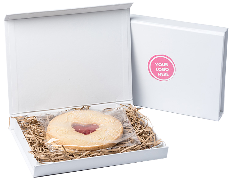 A Giant Jammy Dodger....

With shortbread on the outside and delicious gooey jam on the inside Jammy Dodgers have been enjoyed by generations. This one comes in a Giant Size and in a branded letterbox with a personalised gift message, ready for posting anywhere in the UK.