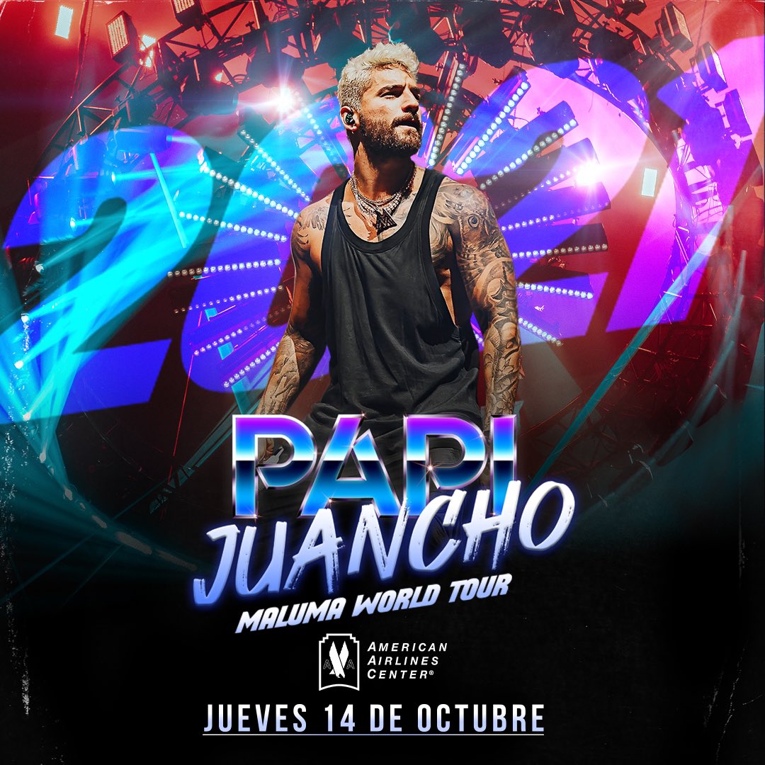 JUST ANNOUNCED: <a href="/maluma/">MALUMA</a> is bringing his 2021 MALUMA World Tour to American Airlines Center on October 14, 2021. Tickets on sale Friday, February 26 at 10am. 🎫: bit.ly/MalumaAAC