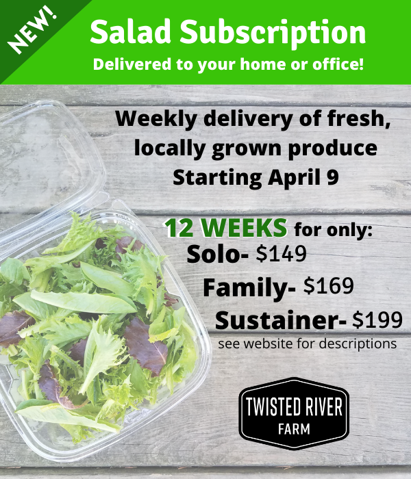Sign up for a Salad Subscription from Twisted River Farm! conta.cc/3qgqGxf