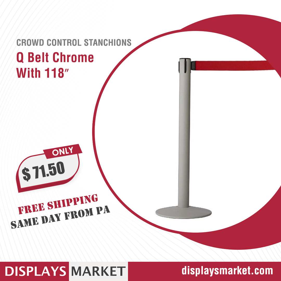 Displays_Market's tweet photo. Crowd Control Stanchions 
Q Belt Gray With 118" 
💵 $71,50 
📦 Free Shipping
🌎 Same Day From PA 

https://t.co/jhePEtITQC
#mtdisplays #displaysmarket #displays #display #displaysproduct #displaystand #displaystore #displaysolutions #advertisingdisplay #covid #qbelt #crowdcontrol https://t.co/DYD4AvJMWb