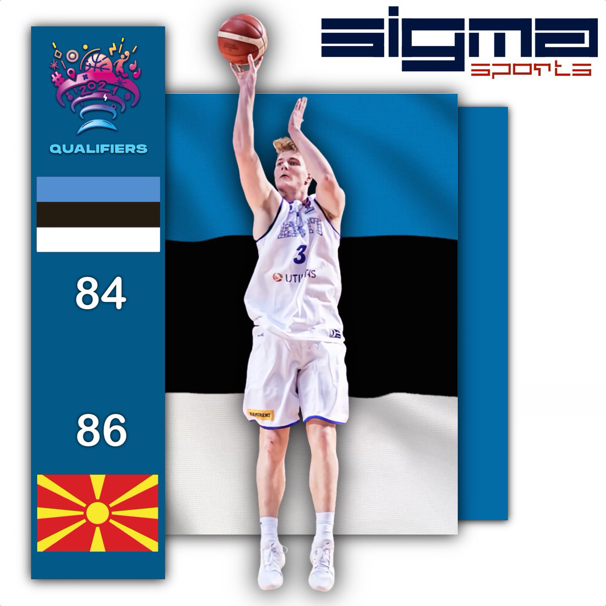 Sigma_Sports's tweet photo. Congrats to @KasparTreier and @henridrell for qualifying to the next Fiba @EuroBasket 🙌🏻🇪🇪
Today double double for @KasparTreier , 14pts and 12reb plus 1ast, while @henridrell finished his performance with 7pts, 3reb and 1ast 👍🏻🔥

#SigmaSports #DreamBIG #K3 #HD #FibaEurobasket https://t.co/WmBGJVFbdf