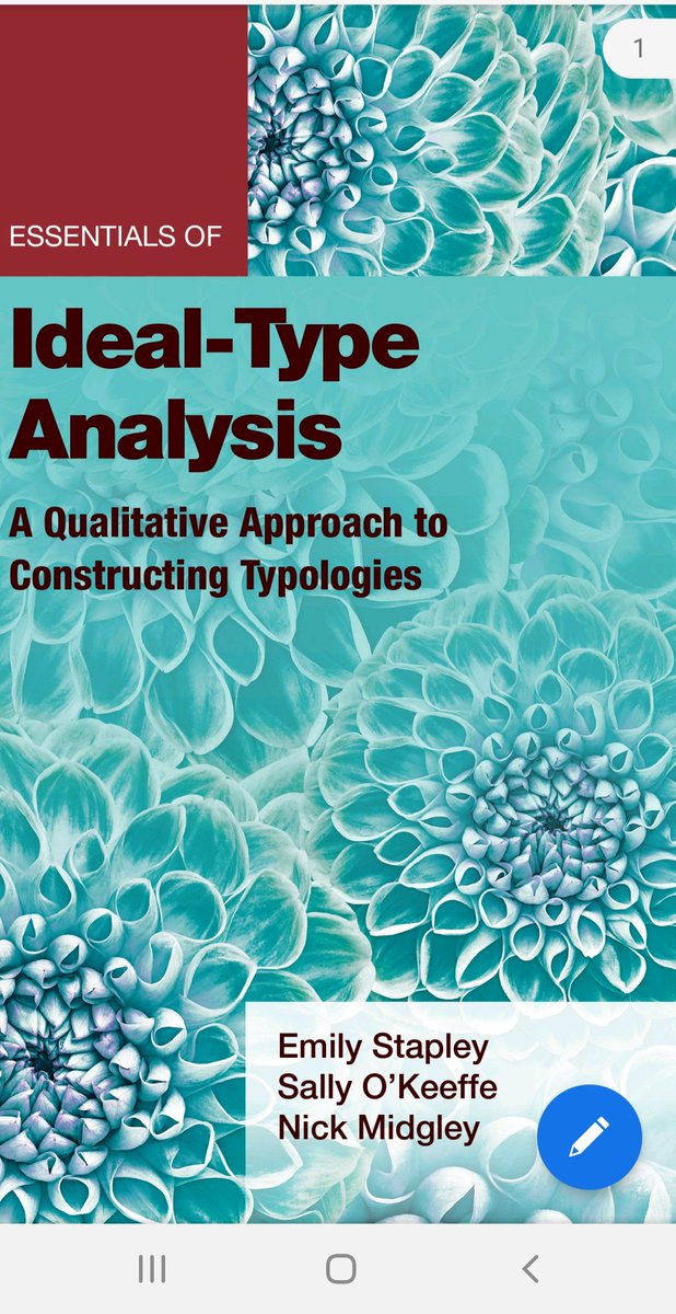 Our new book is finally out! 🤗🤗 Nick, <a href="/sally_o_k/">Sally O'Keeffe</a> and I describe how to use ideal-type analysis to develop typologies from qualitative data. All welcome to our free webinar on the 5th March 5pm: "Essentials of Qualitative Methods Series | APA" <a href="/EBPUnit/">Evidence Based Practice Unit</a>  go.apa.org/qualitative-me…